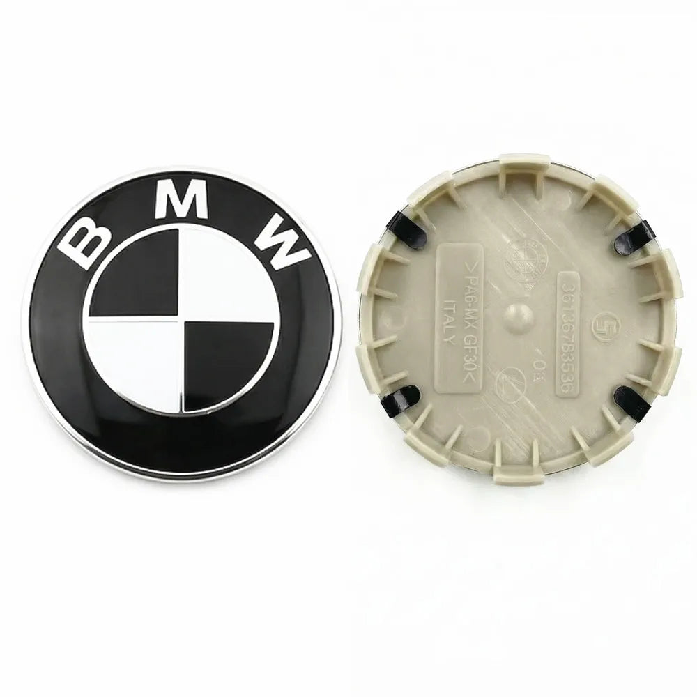 For BMW M X1 X3 X5 X6 X7 1 3 4 5 6 7 Series E36 E39 E46 E60 E90 4pcs 68mm 56mm Car Cover Wheel Hub Center Caps Badge Logo Emblem