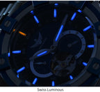 Yelang V1024 Men Brand Watches 44mm Japan miyota 82S7 Automatic Mechanical movement Luminous Men 100m Waterproof Watch business