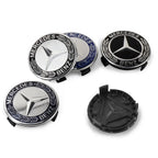 4PCS 75MM Car Wheel Center Hub Caps Tire Rim Covers Auto Accessories For Mercedes Benz CLA A180 W108 AMG CLK W201 W212 W213 W220