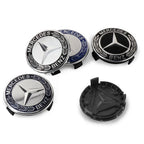 4PCS 75MM Car Wheel Center Hub Caps Tire Rim Covers Auto Accessories For Mercedes Benz CLA A180 W108 AMG CLK W201 W212 W213 W220