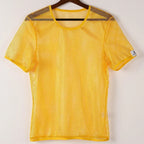 Men's Hollow Out Mesh T-Shirt, Breathable, Sport, See Through, Streetwear, Lightweight, Casual Tank Top, Summer, New Arrivals