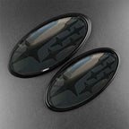 2Pcs Acrylic Car Front Rear Logo Emblem Sticker For Subaru STI XV Impreza BRZ WRX Legacy Outback Auto Hood Trunk Badge Cover