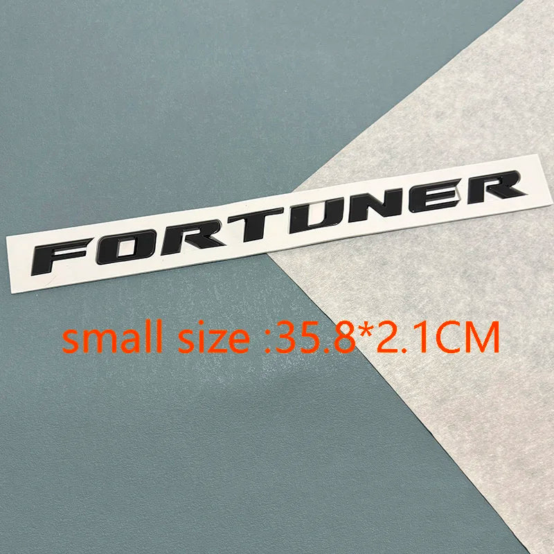 Car stickers Car Front Head Hood 3d Emblem Nameplate for TOYOTA FORTUNER Letters Badge Modified Decal Glue Sticker Accessories