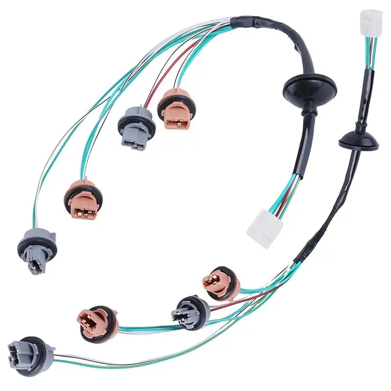 T38C-For Toyota Supra 3.0L 1997-1998 2 Pieces Rear Tail Light Wiring Harness Part Numbers 81555-14700, 8155514700