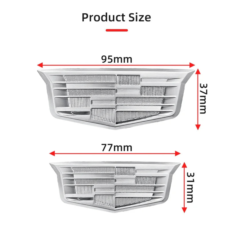 ABS Car Body Stickers Side Decals Emblem for Cadillac CT5 XT5 XT6 Escalade CTS DTS SLS XLR ATS SRX Tiburon Deville Accessories