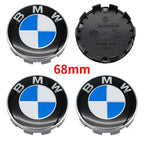 4Pcs 56mm 68mm Carbon Fiber Wheel Center Hub Caps 50th Anniversary Emblem for BMW M Power X5 E46 E90 F10 F30 G20