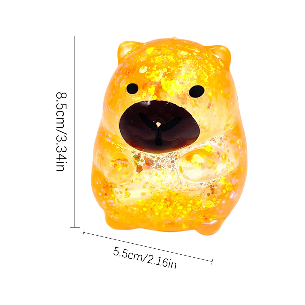 Maltose Cube Stress Squeeze Toy D ecompression Small Ice Cubes Anti Stress Slow Rebound Polar Light Colorful Squeeze TPR Block