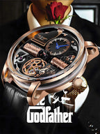 PINDU Watch New TOP Men Mechanical Watch Godfather Fashionable Classic Series 45.5MM Wristwatches Men M2791B