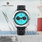 PAGANI DESIGN Panda Mens Watches Quartz Luxury Watch For Men Chronograph VK63 Wristwatches AR Sapphire Waterproof Luminous Clock