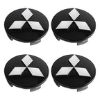 4Pcs Wheel Center Hub Caps Replacement Wheel Hub Emblem for Mitsubishi Outlander Lancer 10 9 ASX RALLIART Eclipse L200 Pajero