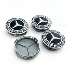 Car Wheel Center Logo Hub Cap 4pcs 75mm For Mercedes Benz AMG W204 C218 A207 C117 CLA CLS E Class W212 S212 X166 W176 W205 W246