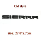 SIERRA new old letter logo car stickers for GMC sierra original rear boot label trunk modified Accessories decoration decals