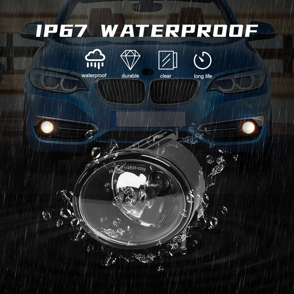 63177839865 63177839866 For BMW E92 E93 F07 F10 F22 F23 M3 M5 2 3 5 Series Fog Lights Day Lamp Led Halogen Wateproof