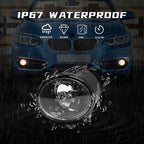 63177839865 63177839866 For BMW E92 E93 F07 F10 F22 F23 M3 M5 2 3 5 Series Fog Lights Day Lamp Led Halogen Wateproof