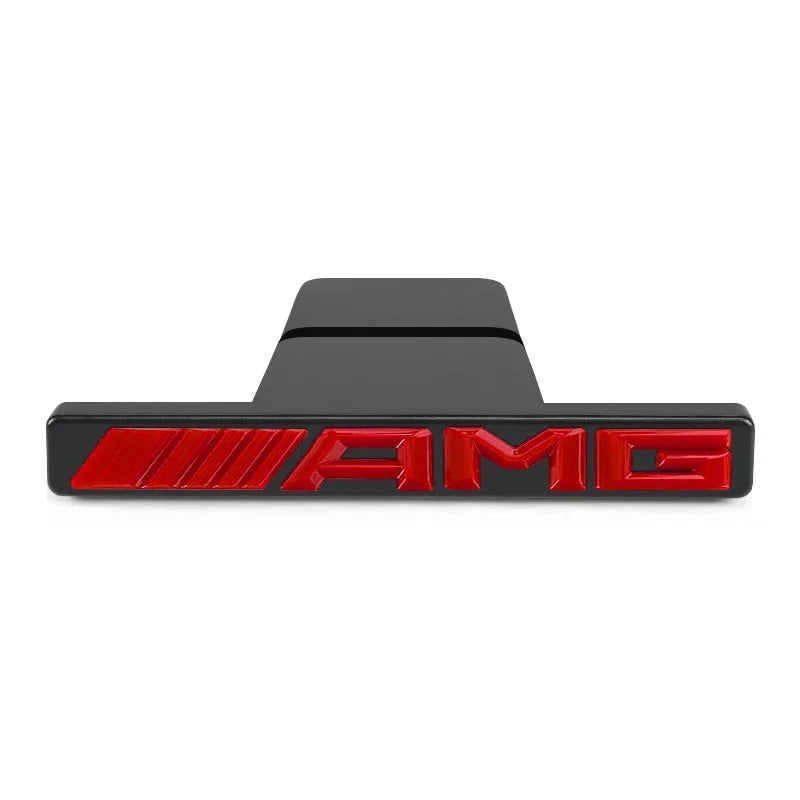 3D ABS Logo AMG Emblem Car Front Grille Badge Caps For Mercedes Benz GLC A B C E Class W204 W205 W212 W213 GT AMG Accessories