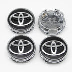 4Pcs 57/62mm Car Wheel Center Hub Caps For Toyota Rav4 Aygo Yaris Corolla Camry Car Tire Center Decoration Stickers Accessories