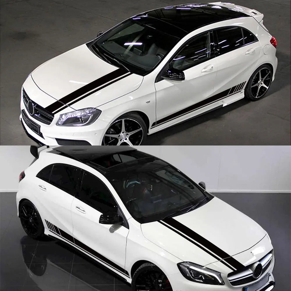 Car Vinyl Stickers Bonnet Decal For Audi BMW Mercedes Ford VW Toyota Nissan Kia Renault Hyundai Skoda Auto Tuning Accessories
