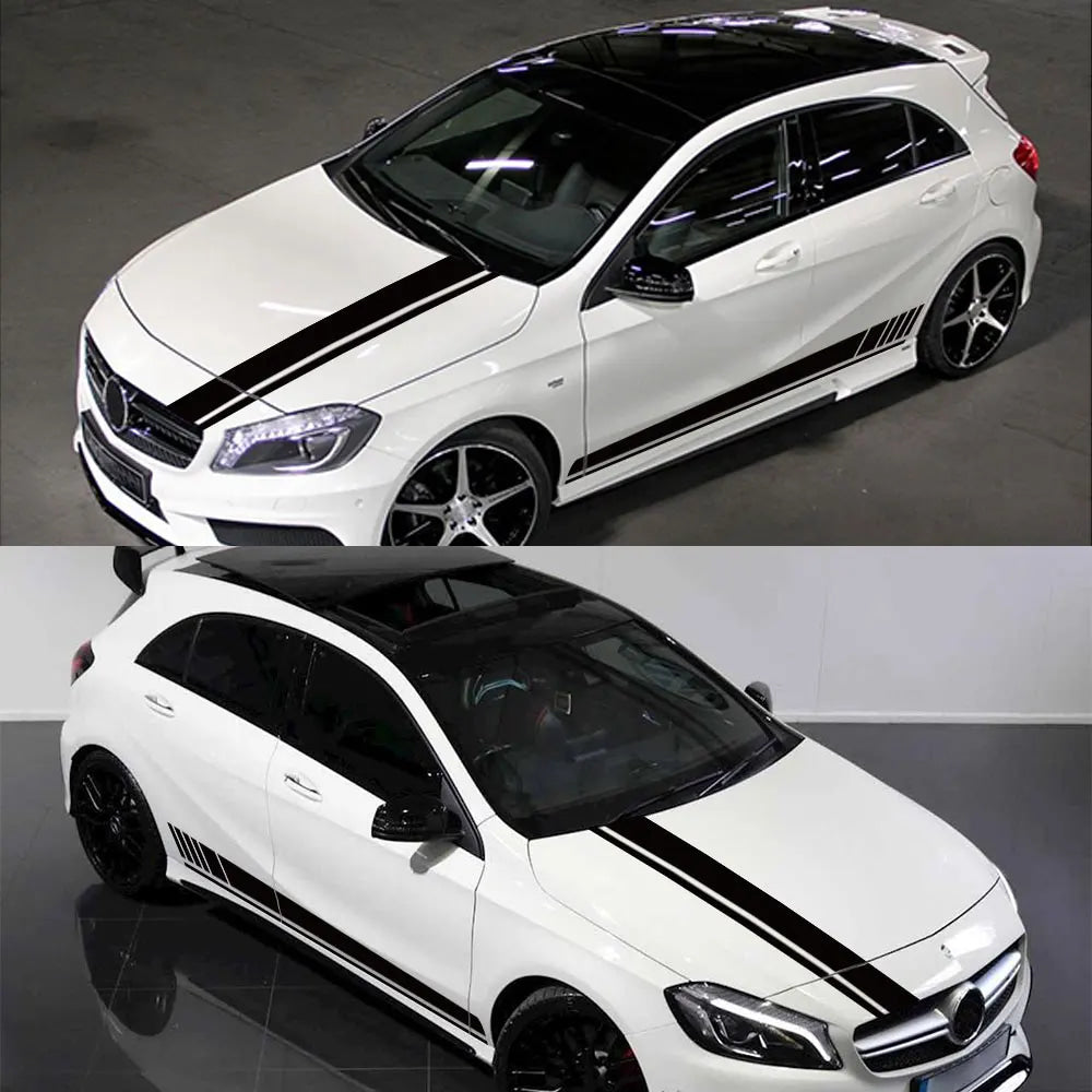 Car Vinyl Stickers Bonnet Decal For Audi BMW Mercedes Ford VW Toyota Nissan Kia Renault Hyundai Skoda Auto Tuning Accessories