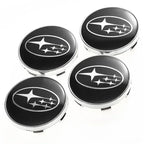 For Subaru ASCENT BRZ FORESTER IMPREZA XV WRC WRX LEGACY OUTBACK STI 4pcs 60mm Car Wheel Center Covers Tire Hub Caps Decoration