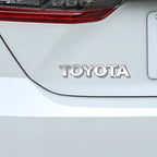 3D ABS TOYOTA Letters Emblem Rear Trunk Badge Logo Nameplate Sticker Black Chrome For Hilux Highlander Yaris RAV4 Camry Corolla