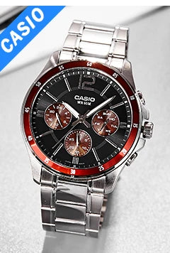 Casio watch silver watch men set brand luxury LED digital Waterproof Quartz men watch Sport military Wrist Watch relogio masculi