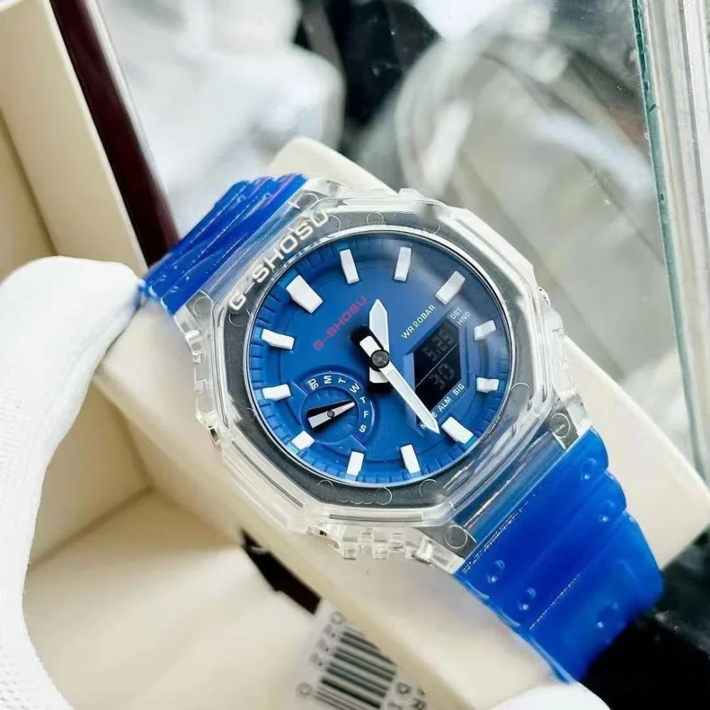 200  Detachable Strap Full-Featured Sports Digital Electronic Watch LED Dual Display