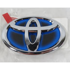 3D Car Hybrid Logo Front Grill Hood trunk Emblem for Toyota Corolla Camry RAV4 Hilux CHR Highlander Yaris Vios Alphard HRV Reiz