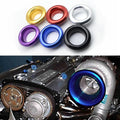2" 2.5" 3" 3.5" 4" Short Ram Cold Air Intake Turbo Horn Aluminum Velocity Stack Adapter