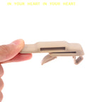 【X】1Pc Rear Seat Belt Fixing Buckle Clip Seat Belt Clip Buckle For 73371-58010 Plastic Belt Holder Car Accessories
