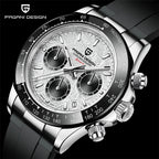 40mm New V2 PAGANI DESIGN Classic fashion Men Quartz Watches Sapphire Retro Chronograph Stainless Steel Waterproof Watch for Men