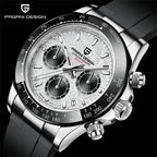 40mm New V2 PAGANI DESIGN Classic fashion Men Quartz Watches Sapphire Retro Chronograph Stainless Steel Waterproof Watch for Men