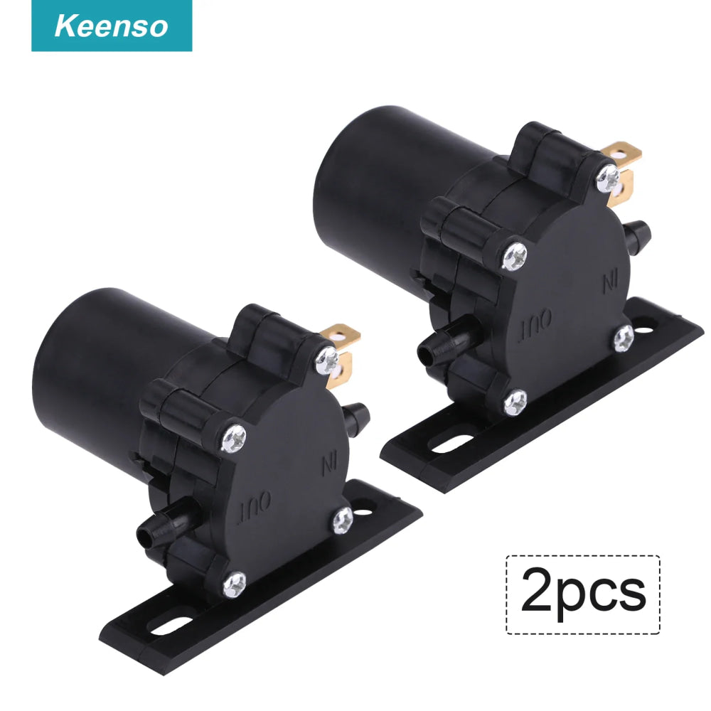Windscreen Washer Pump 12V Universal Windshield Windscreen Wiper Washer Pump Motor for Car Van Bus Truck Windshield Washer Pump
