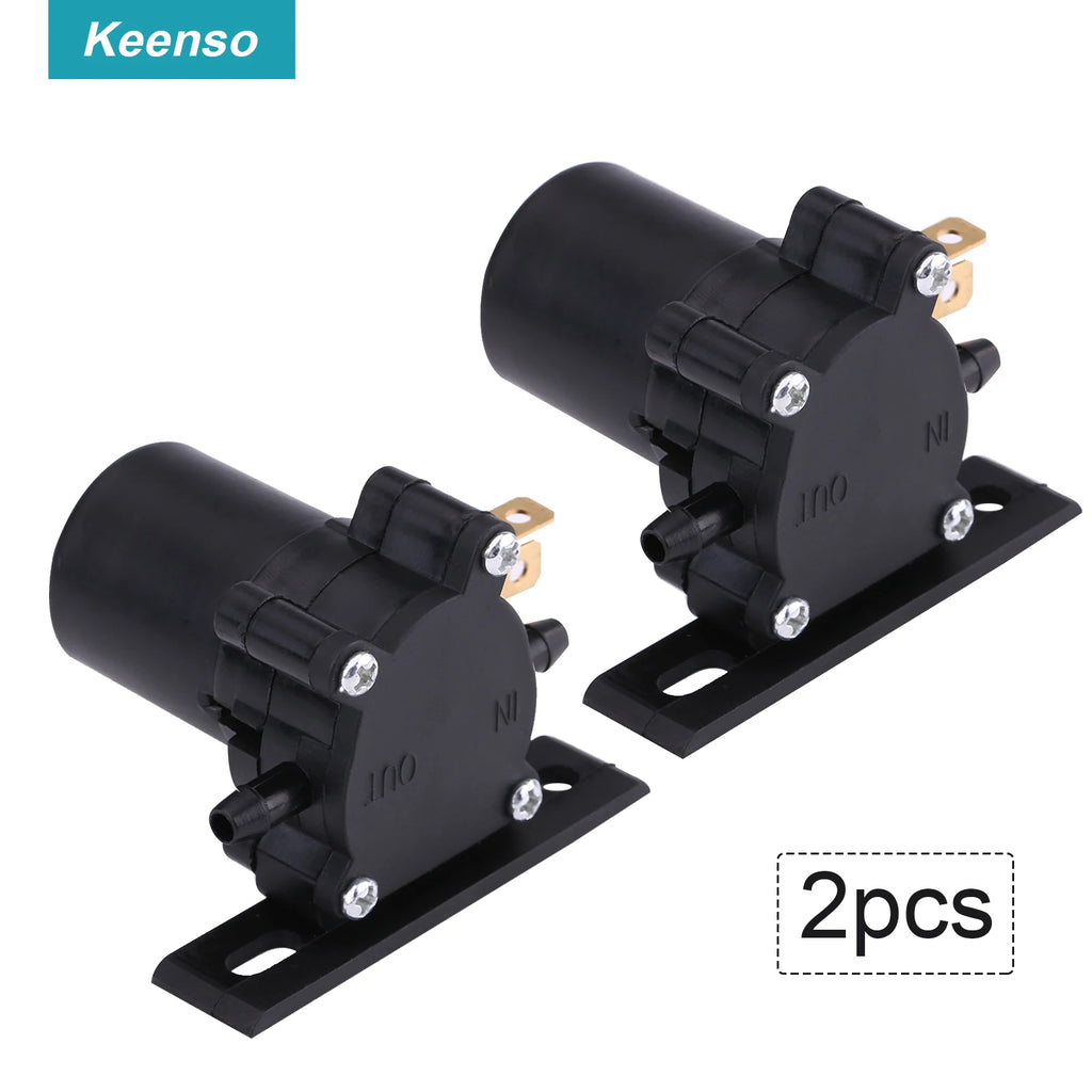 Windscreen Washer Pump 12V Universal Windshield Windscreen Wiper Washer Pump Motor for Car Van Bus Truck Windshield Washer Pump