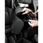 Car Armrest Cushion Leather Arm Rest Box Pad With Storage Bag For Chevrolet Corvette Montana TrailBlazer Silverado Traverse Bolt