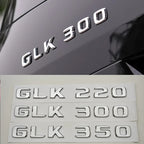 3D ABS Car Logo 4 Matic GLK220 GLK300 GLK350 Emblem Letters Sticker Rear Trunk Badge for GLK W204 X204 GLK220 GLK300 GLK350