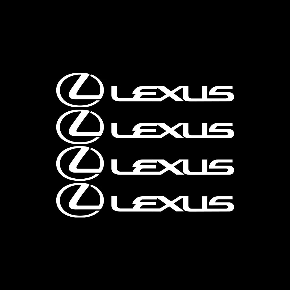 4Pcs Car vinyl Styling Door Handle Decor Stickers Decals Accessories For Lexus LS LC IS350 ES300h ES300 IS220d NX350h RX CT200h