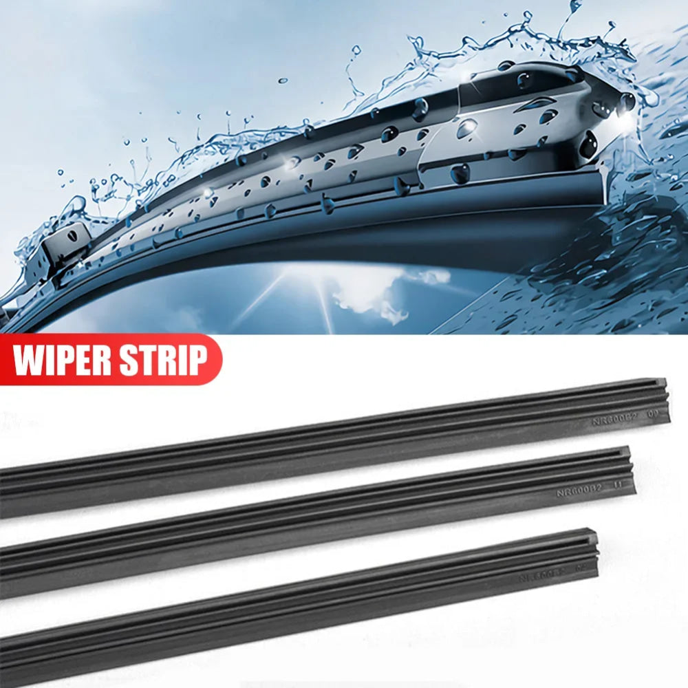 14" - 28" Car Wiper Blade Windscreen Wipers Insert Natural Rubber Strip 6mm Windscreen FR Wipe Car Accessories