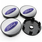 4Pcs 56mm 60mm 54mm Car Wheel Center Hub Cap Rim Cover Stickers For Ford Focus Mondeo Edge Ecosport Ranger Fiesta Fusion Kuga