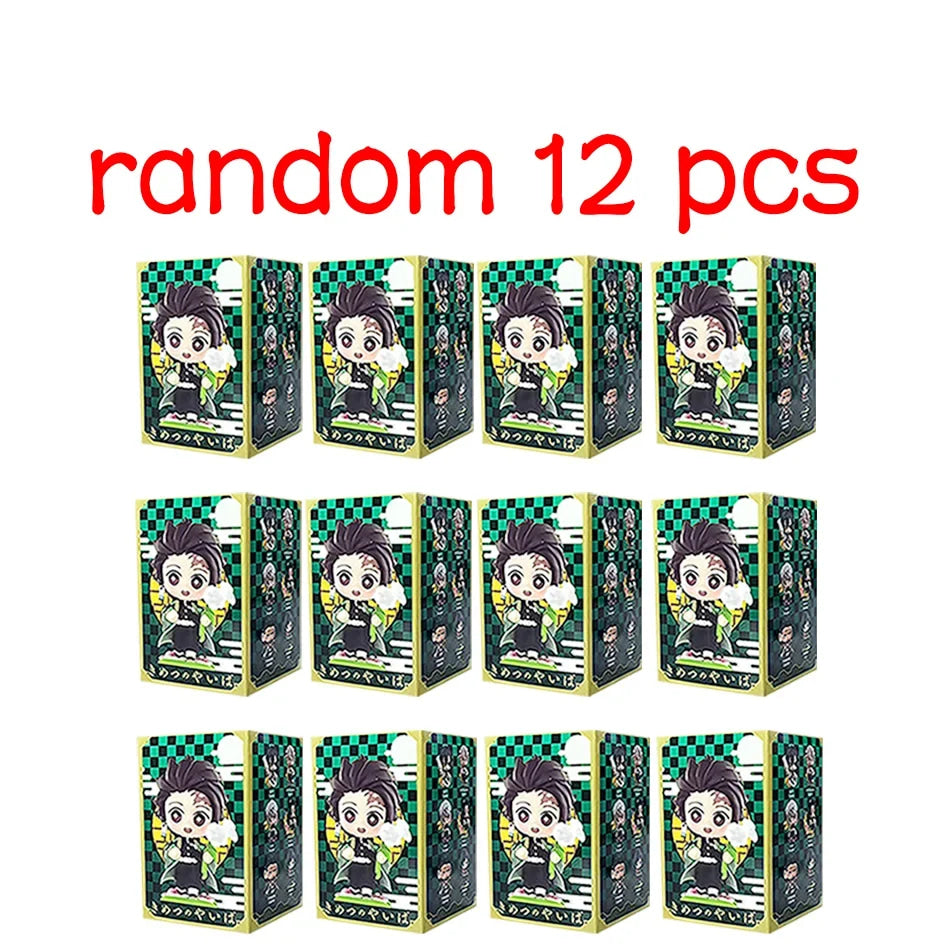 Demon Slayer Tanjiro Kamado Nezuko anime cartoon figure blind box creative personalized statue model ornament surprise gift box