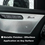 Chevrolet 3D Aluminum Car Audio Stickers Fit For Silverado Impala Malibu Equinox Cruze Camaro Tahoe/Suburban Blazer Spark Aveo