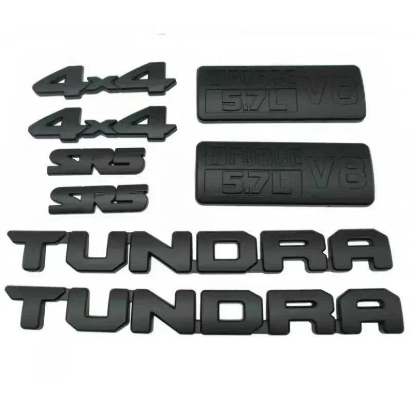 8pcs for Toyota TUNDRA covered vehicle label Tundra pickup truck SRS 4X4 V8 5.7 limited off-road modified vehicle label sticker