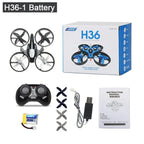 Mini Dron H36 de 6 ejes sin cabeza, Dron FPV de bolsillo con Control remoto, helicóptero, avión, RC, cuadricóptero, juguetes, regalo de Navidad para niños