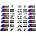 3D Rear Trunk Emblem Badge Logo Car Sticker BMW E46 E60 E64 F10 F20 F30 F06 F12 F13 E90 E92 E93 F80 F82 F87 M1 M2 M3 M4 M5 M6 M7