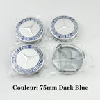 For AMG 4pcs 75MM Car Wheel Center Hub Caps Covers Mercedes Benz A B C S Class AMG GLA CLA GLC W176 W221 W204 W205 accessories