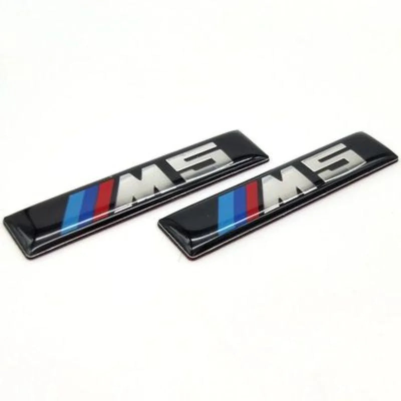 Metal Car Door Side Label Stickers for BMW M Power Performance M3 M5 Personalized Modification Stickers Auto Accessories