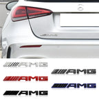 3D ABS Car AMG Logo Badge Rear Trunk Emblem Stickers Decal For Mercedes Benz AMG A B C E G W211 W203 W204 W210 W124 Accessories