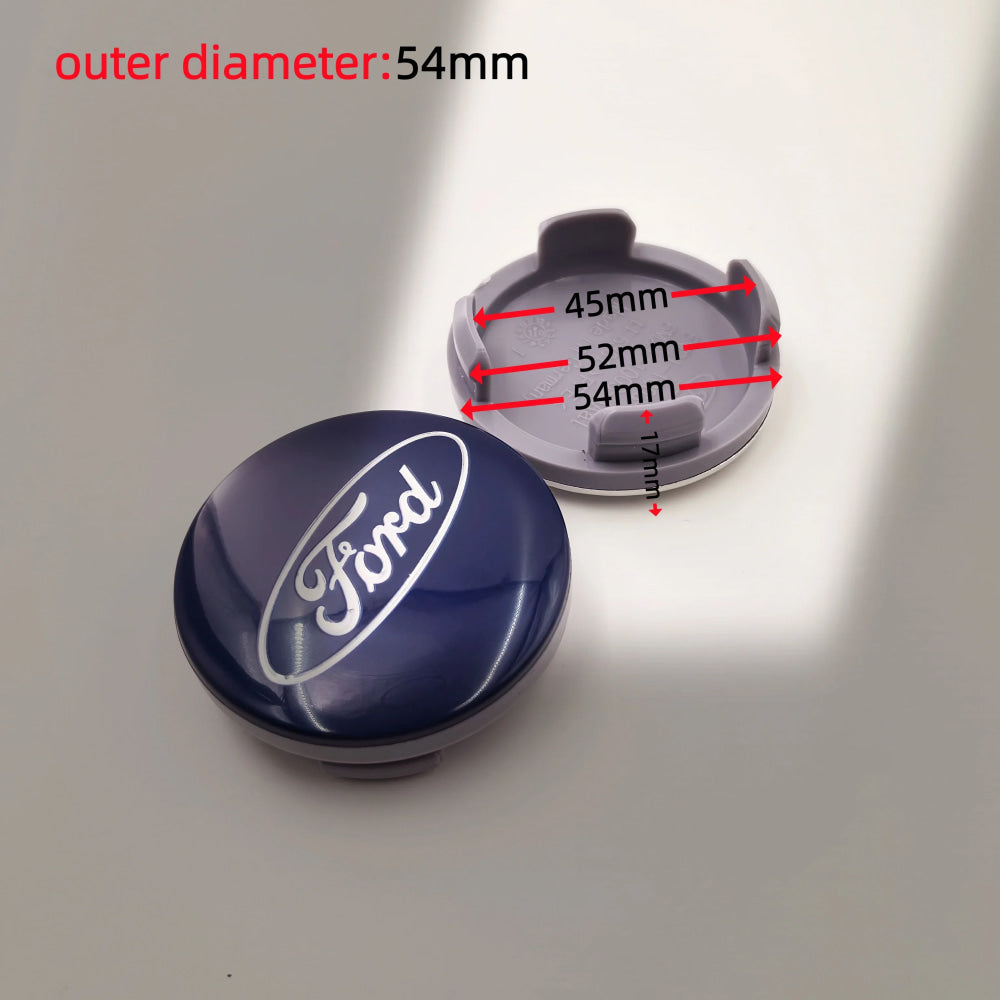 4pcs 54/62/65mm Car Wheel Center Caps Hubcap Cover Car Wheel Center Hub Metal Emblem Cap Cover for Ford Focus Mk3 F150 Mondeo