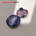4pcs 54/62/65mm Car Wheel Center Caps Hubcap Cover Car Wheel Center Hub Metal Emblem Cap Cover for Ford Focus Mk3 F150 Mondeo