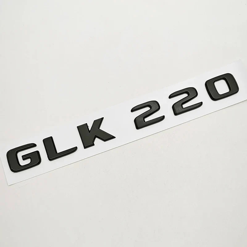 3D ABS Car Logo 4 Matic GLK220 GLK300 GLK350 Emblem Letters Sticker Rear Trunk Badge for GLK W204 X204 GLK220 GLK300 GLK350