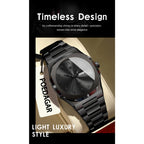 POEDAGAR Military Watch For Men Waterproof Luxury Week Calendar Man Wristwatch Quartz Stainless Steel Fashion Men's Watches Male